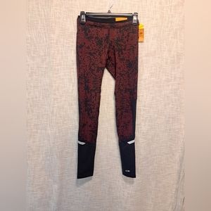 Champion Red and Black Womens Duo Dry Compression Tights size XS
